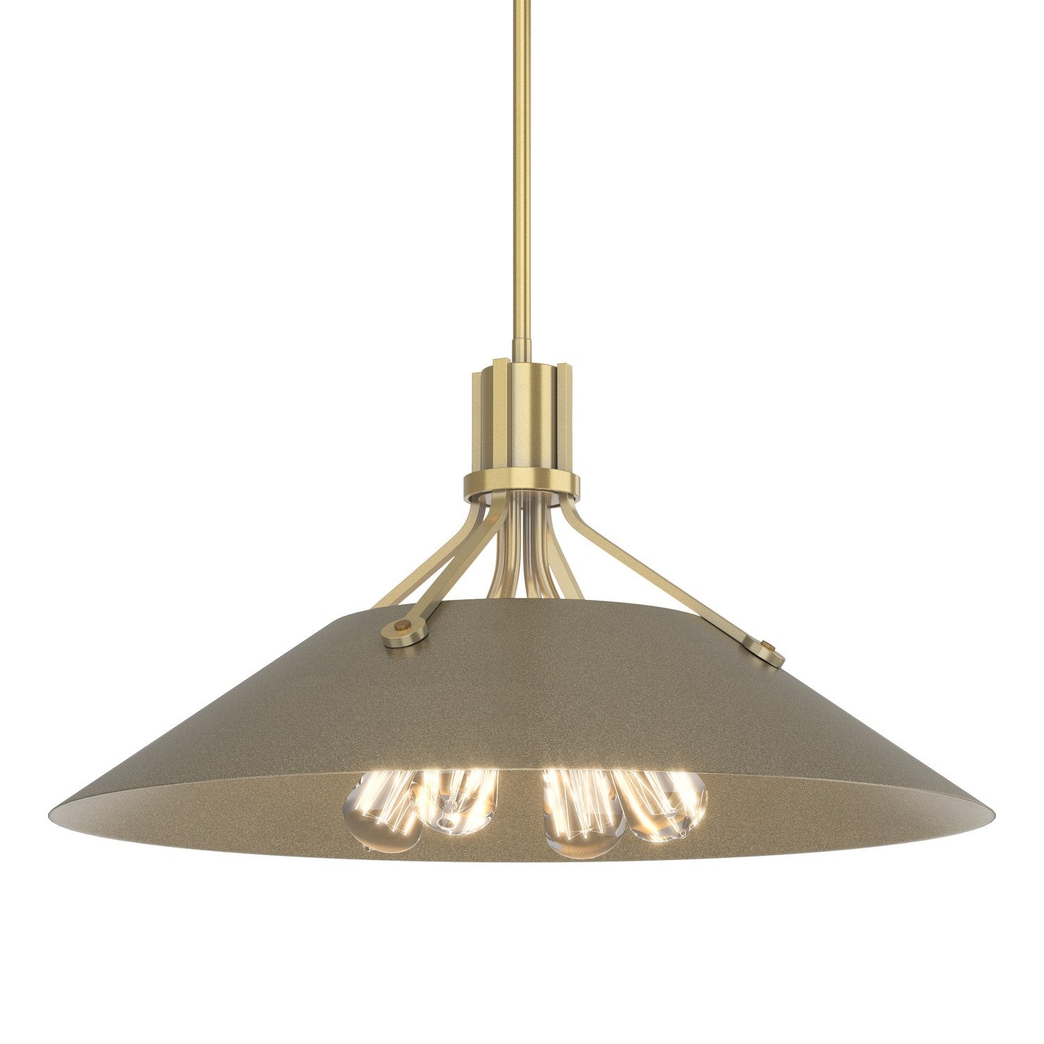 Hubbardton Forge - 136340-SKT-MULT-86-84 - Henry Pendant - Henry - Modern Brass