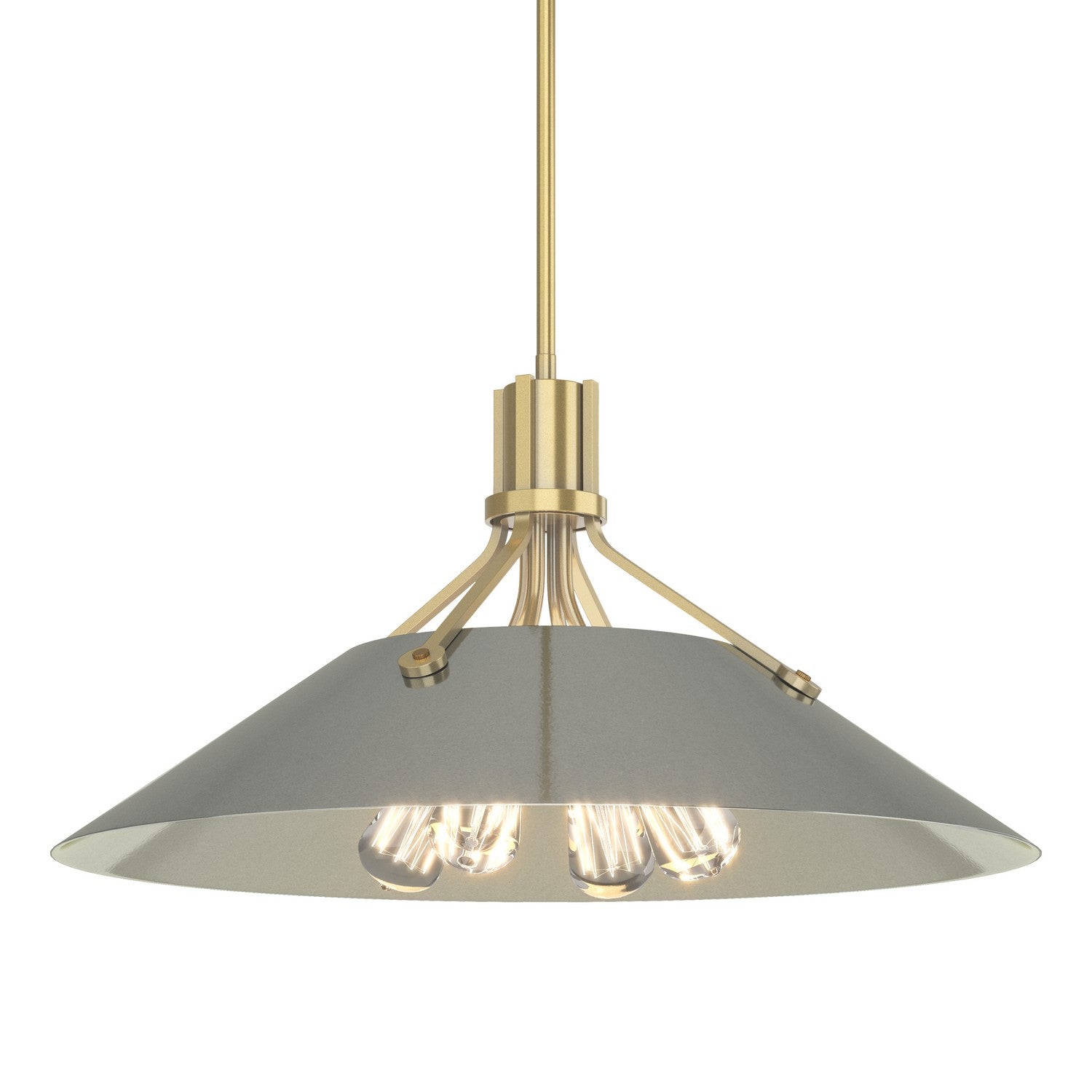 Hubbardton Forge - 136340-SKT-MULT-86-85 - Henry Pendant - Henry - Modern Brass