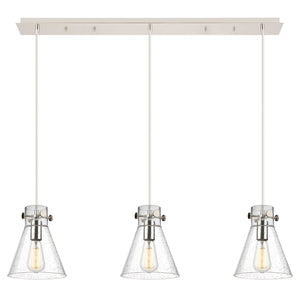 Innovations - 123-410-1PS-PN-G411-8SDY - Three Light Linear Pendant - Downtown Urban - Polished Nickel