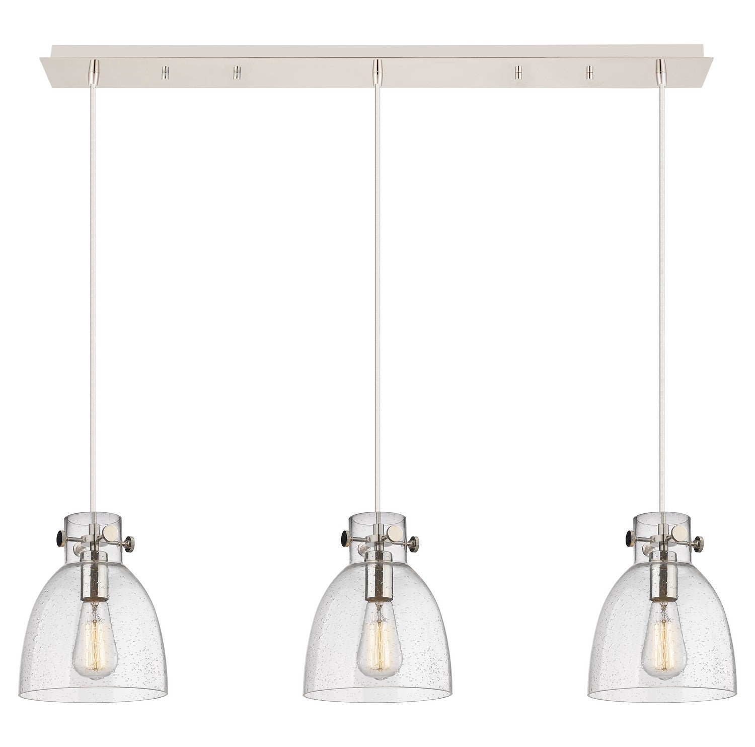 Innovations - 123-410-1PS-PN-G412-8SDY - Five Light Linear Pendant - Downtown Urban - Polished Nickel