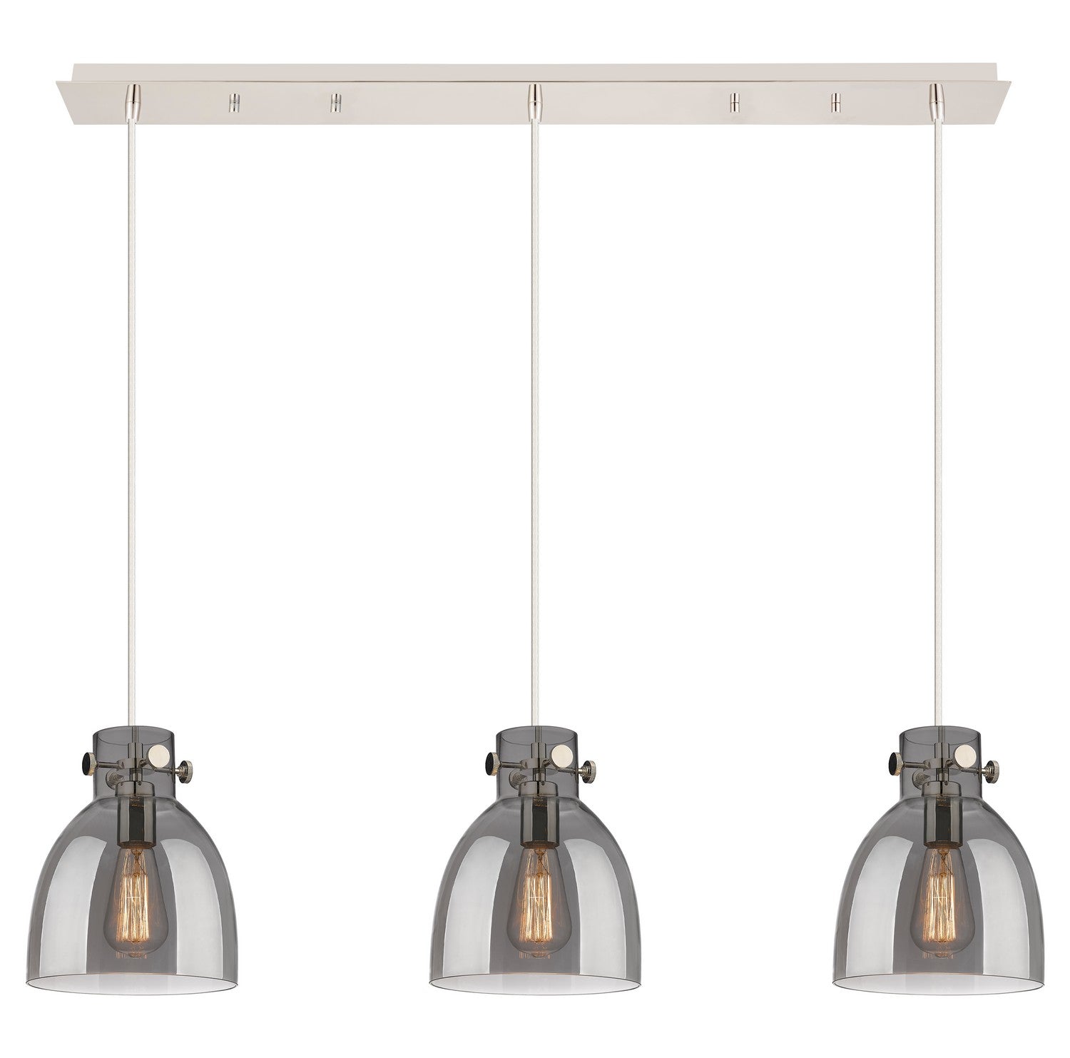 Innovations - 123-410-1PS-PN-G412-8SM - Eight Light Linear Pendant - Downtown Urban - Polished Nickel