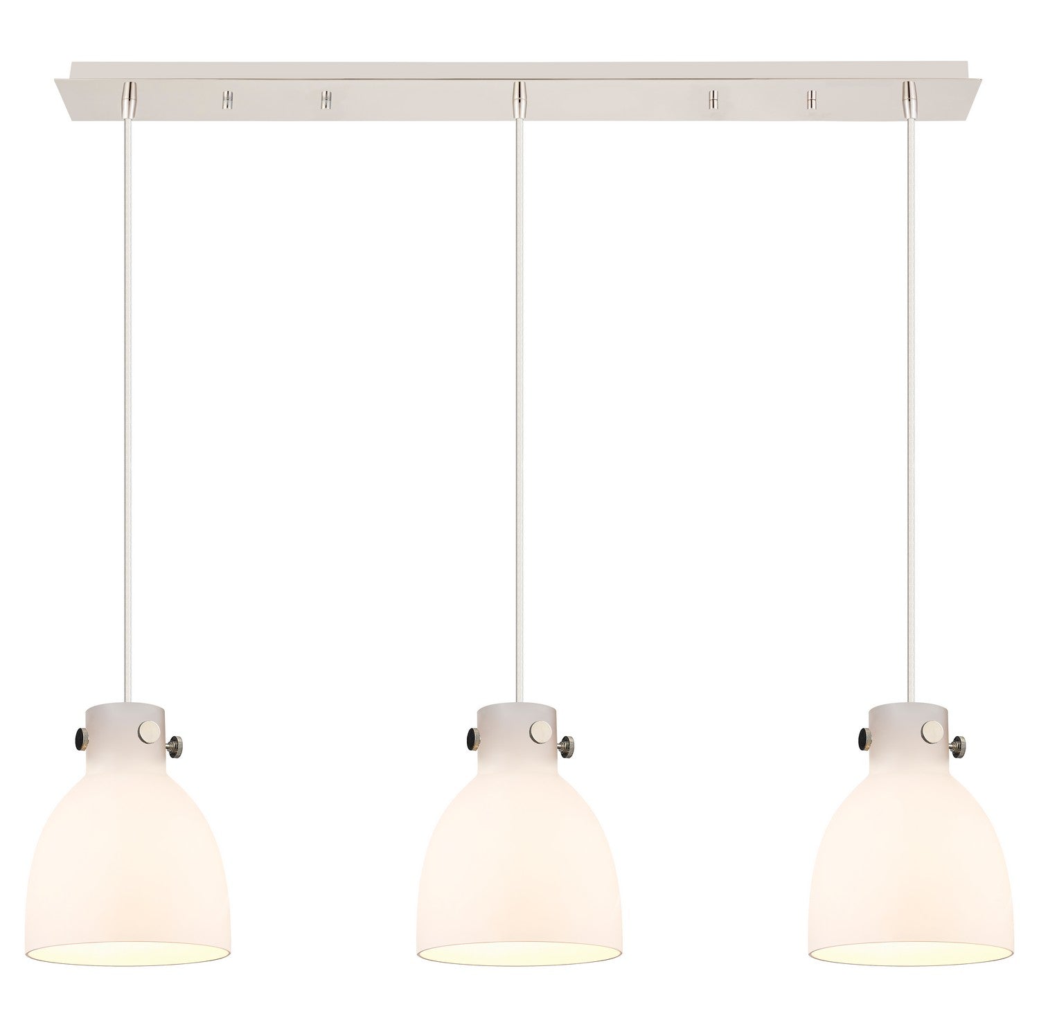 Innovations - 123-410-1PS-PN-G412-8WH - One Light Linear Pendant - Downtown Urban - Polished Nickel