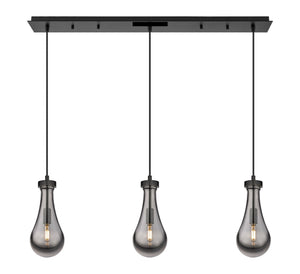 Innovations - 123-451-1P-BK-G451-5SM - LED Linear Pendant - Downtown Urban - Matte Black