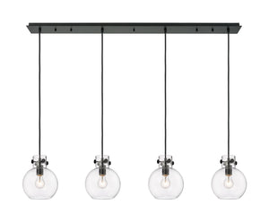 Innovations - 124-410-1PS-BK-G410-8CL - Six Light Linear Pendant - Downtown Urban - Matte Black