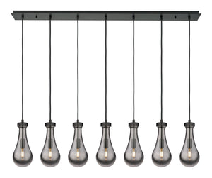 Innovations - 127-451-1P-BK-G451-5SM - LED Linear Pendant - Downtown Urban - Matte Black