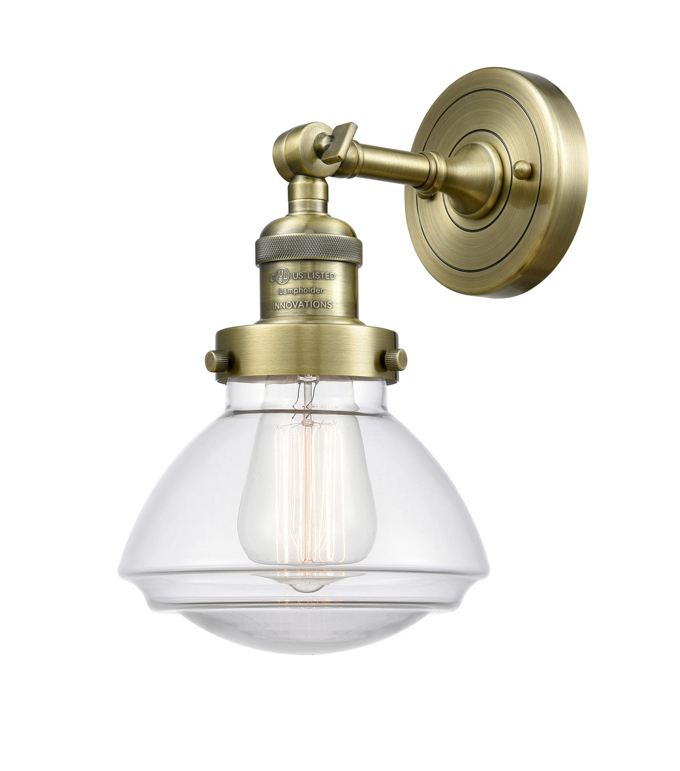 Innovations - 203-AB-G322-LED - LED Wall Sconce - Franklin Restoration - Antique Brass