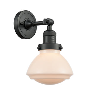 Innovations - 203-BK-G321-LED - LED Wall Sconce - Franklin Restoration - Matte Black