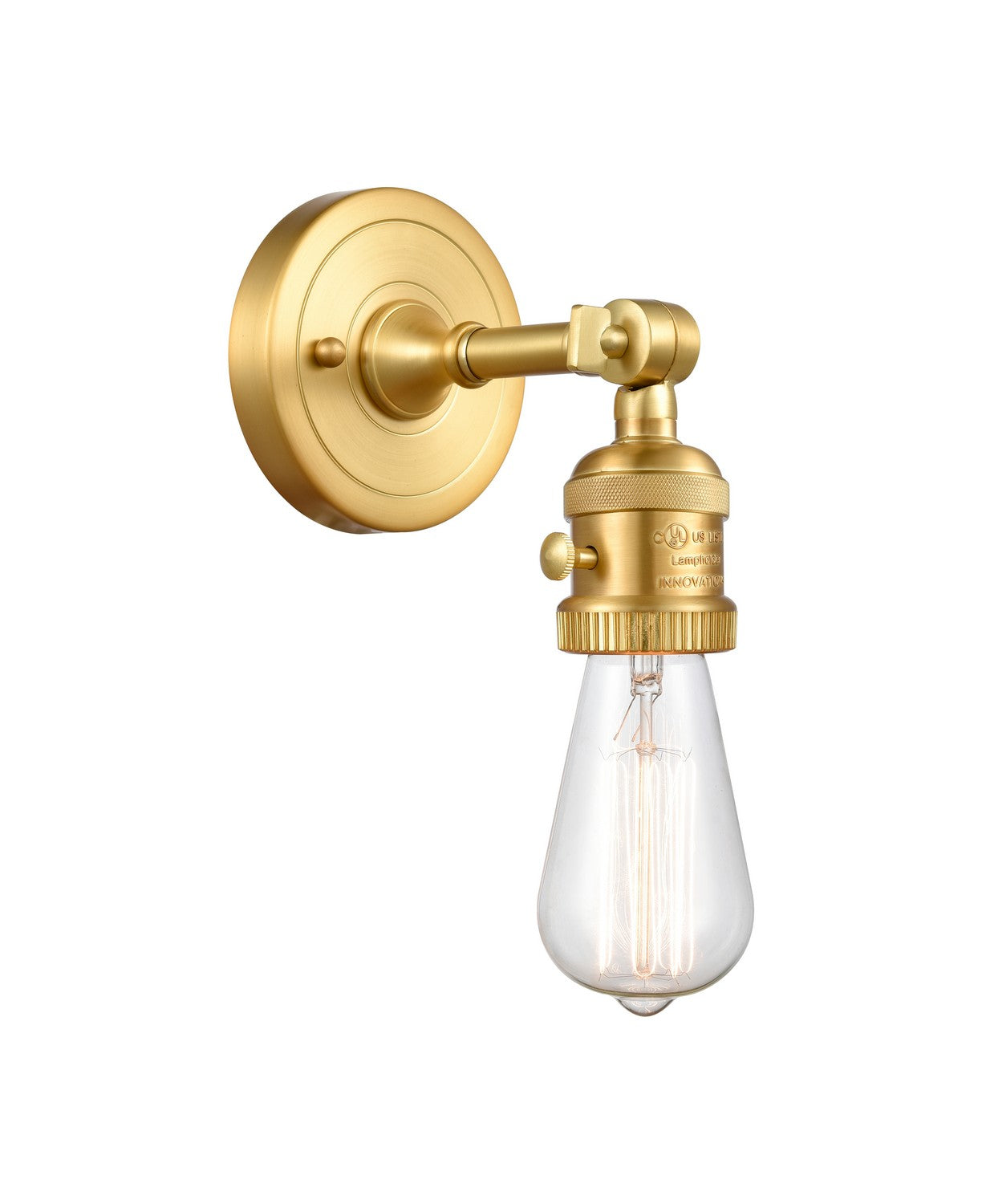 Innovations - 203SW-SG - One Light Wall Sconce - Franklin Restoration - Satin Gold