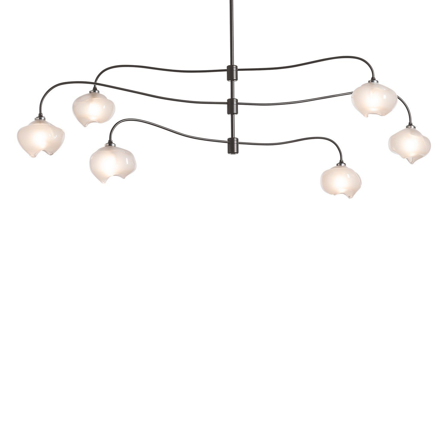 Hubbardton Forge - 136357-SKT-MULT-07-FD0710 - Six Light Pendant - Ume - Dark Smoke