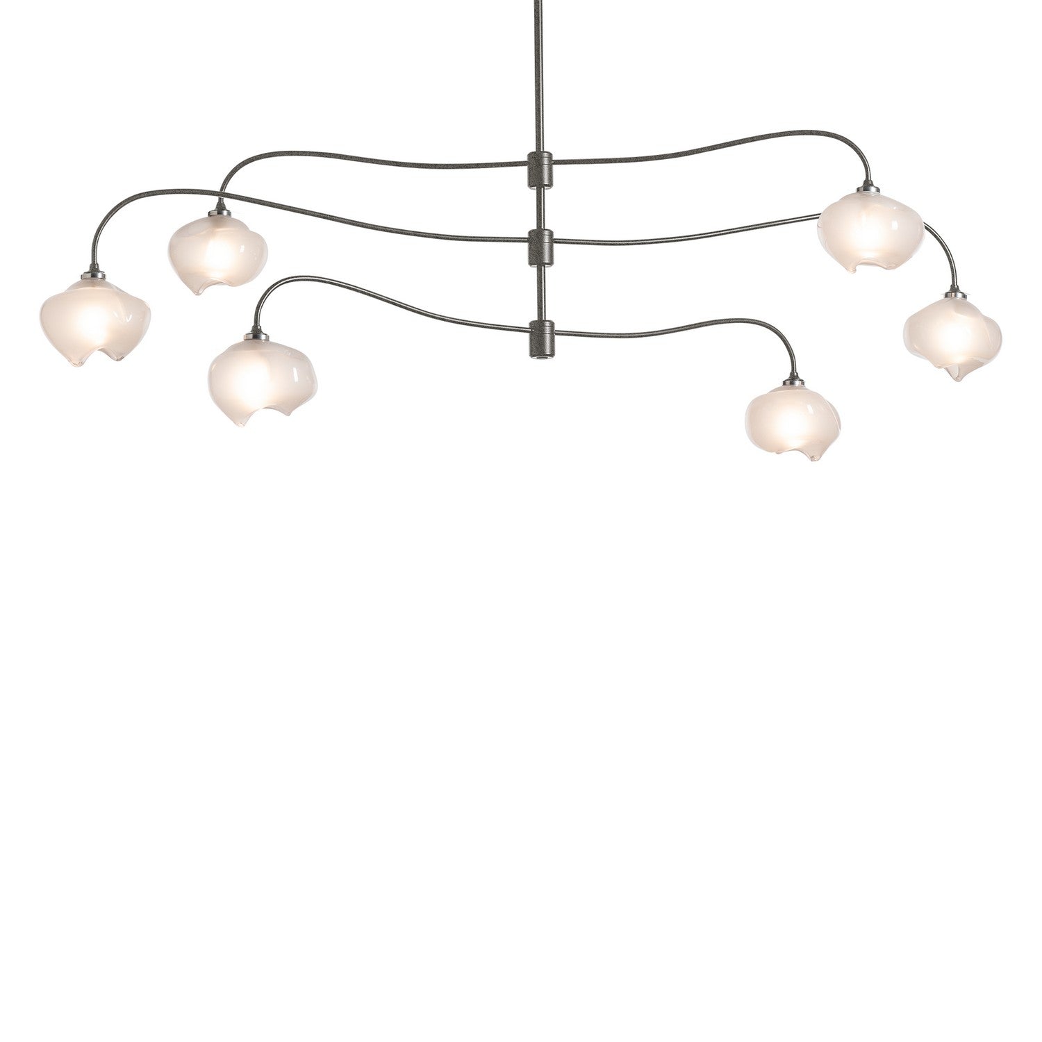 Hubbardton Forge - 136357-SKT-MULT-20-FD0710 - Six Light Pendant - Ume - Natural Iron