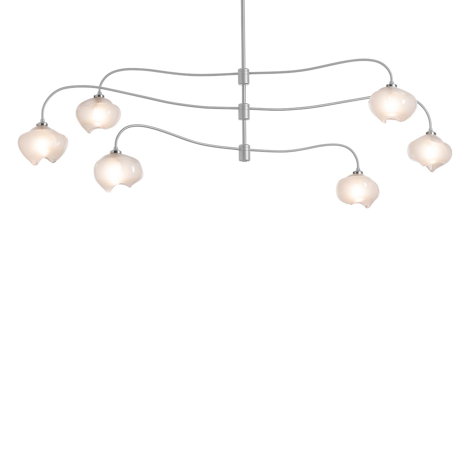 Hubbardton Forge - 136357-SKT-MULT-82-FD0710 - Six Light Pendant - Ume - Vintage Platinum