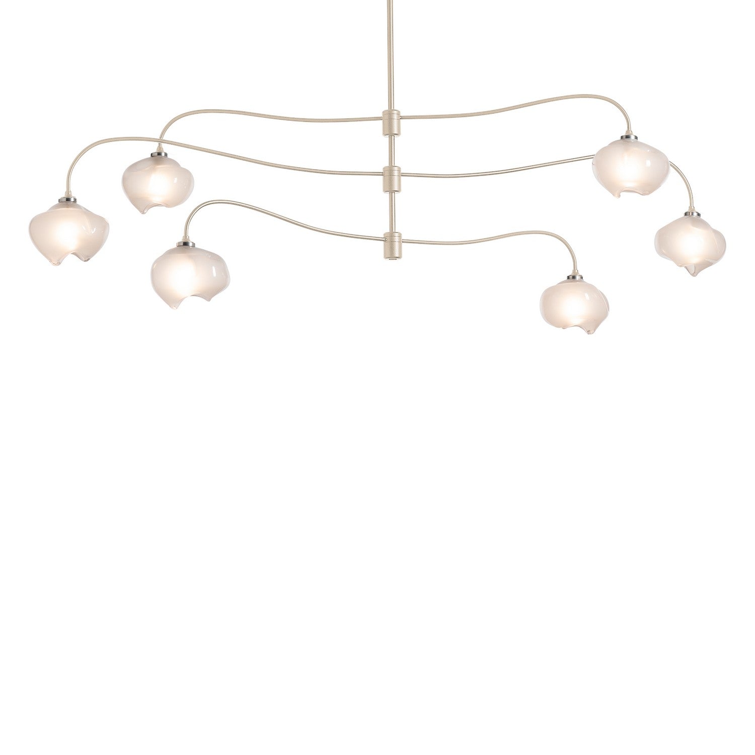 Hubbardton Forge - 136357-SKT-MULT-84-FD0710 - Six Light Pendant - Ume - Soft Gold