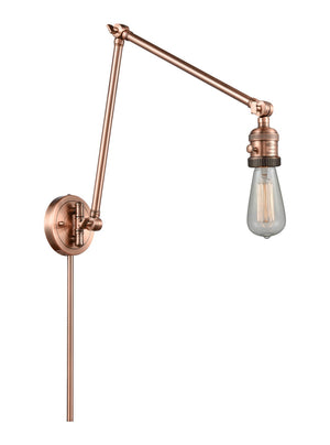 Innovations - 238-AC - One Light Swing Arm Lamp - Franklin Restoration - Antique Copper