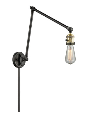 Innovations - 238-BAB - One Light Swing Arm Lamp - Franklin Restoration - Black Antique Brass