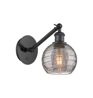 Innovations - 317-1W-BK-G1213-6SM - One Light Wall Sconce - Ballston - Matte Black