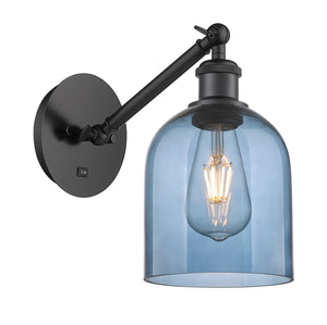 Innovations - 317-1W-BK-G558-6BL - One Light Wall Sconce - Ballston - Matte Black