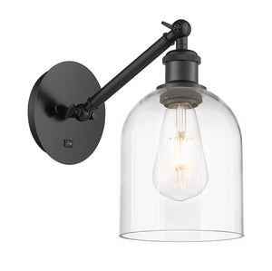 Innovations - 317-1W-BK-G558-6CL - One Light Wall Sconce - Ballston - Matte Black