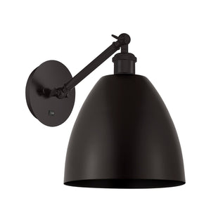 Innovations - 317-1W-BK-MBD-9-BK - One Light Wall Sconce - Bristol - Matte Black