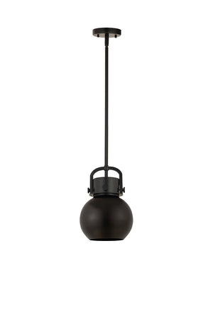 Innovations - 410-1SS-BK-M410-8BK - One Light Pendant - Downtown Urban - Matte Black