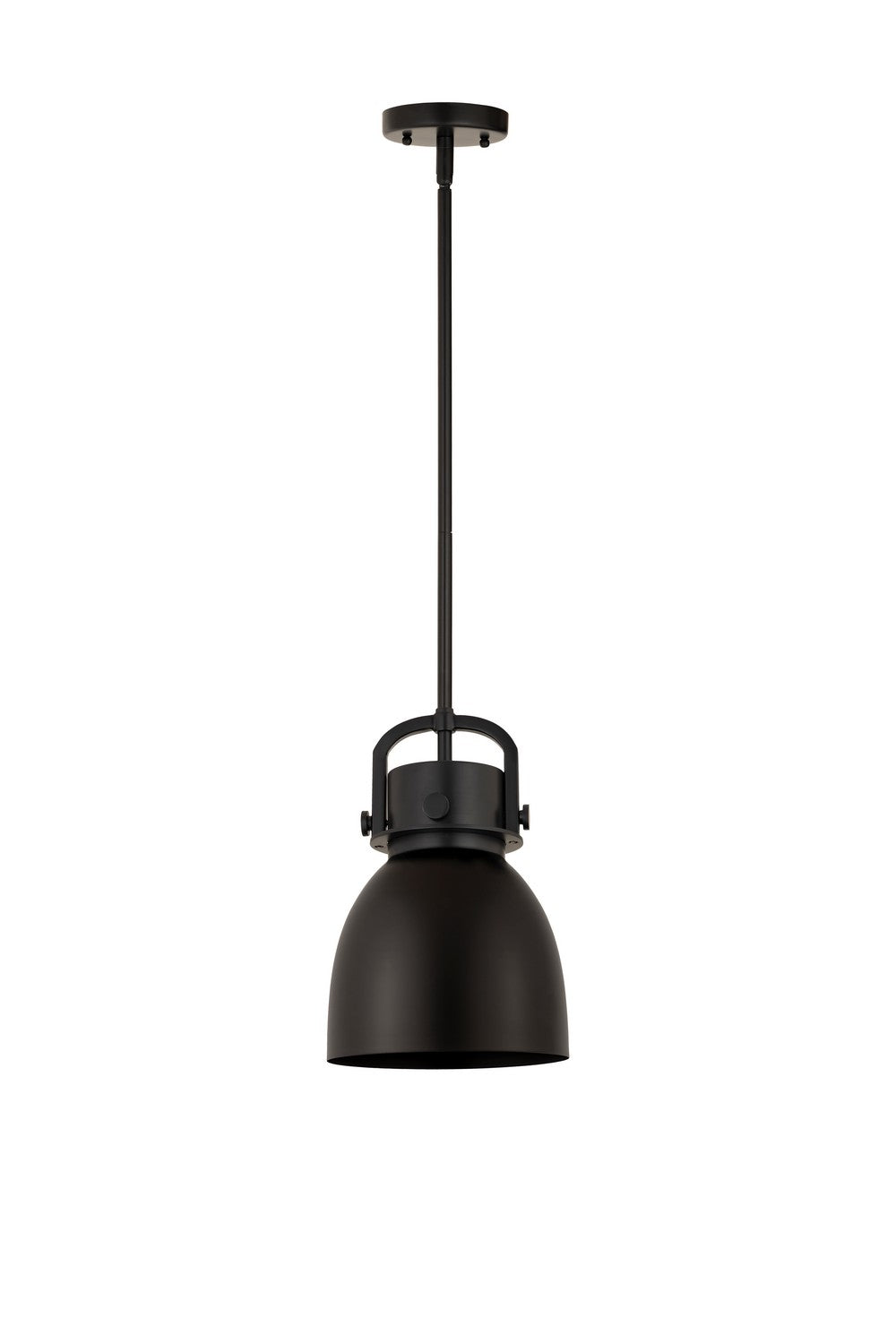 Innovations - 410-1SS-BK-M412-8BK - One Light Pendant - Downtown Urban - Matte Black