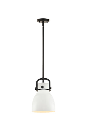 Innovations - 410-1SS-BK-M412-8W - One Light Pendant - Downtown Urban - Matte Black