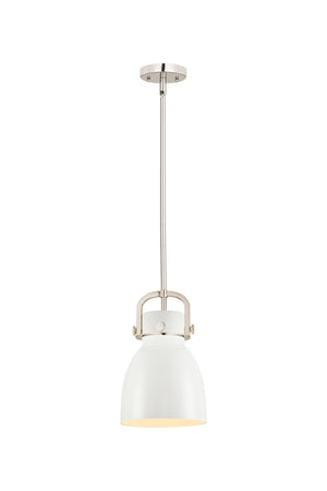 Innovations - 410-1SS-PN-M412-8W - One Light Pendant - Downtown Urban - Polished Nickel