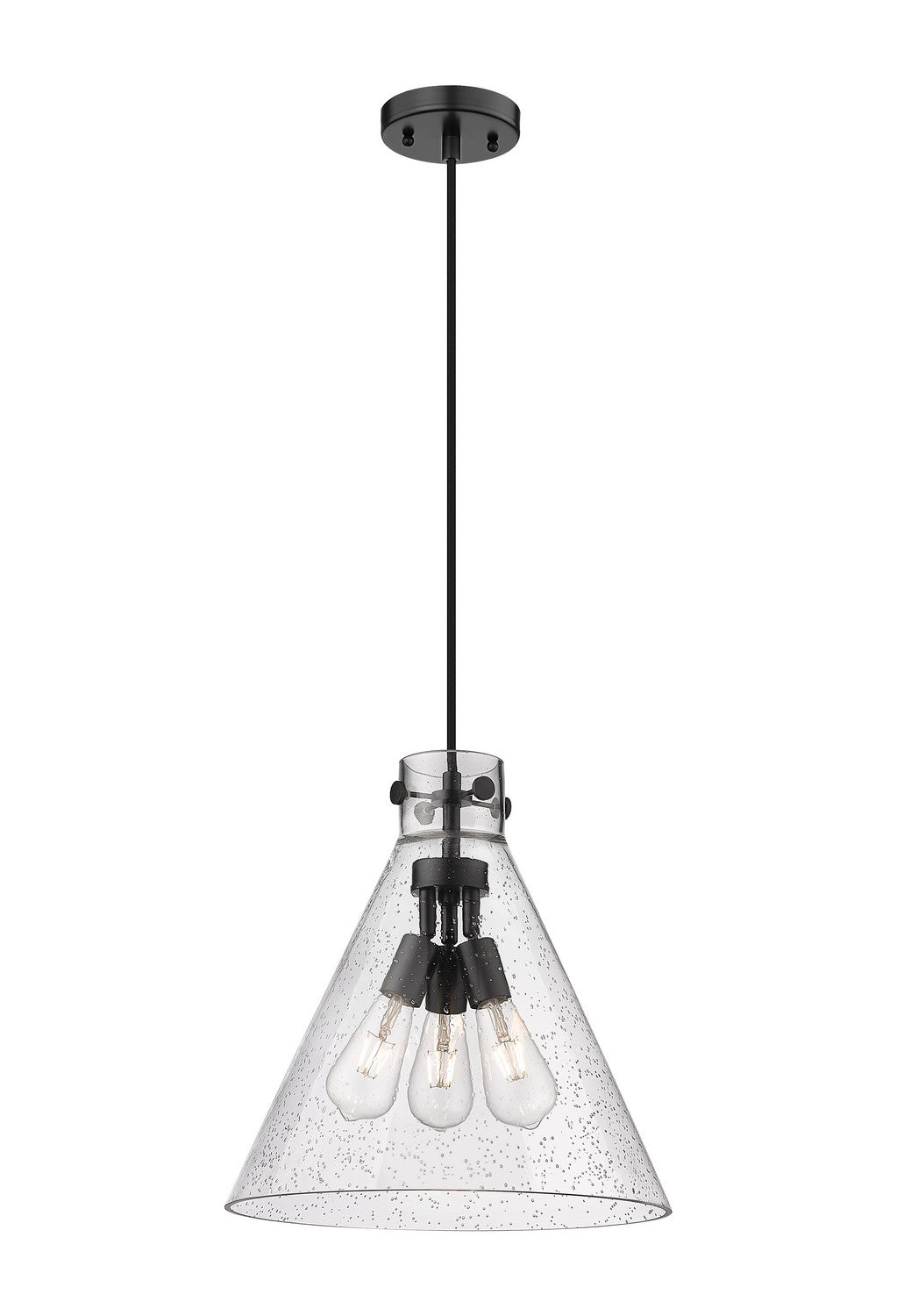 Innovations - 410-3PL-BK-G411-16SDY - Three Light Pendant - Downtown Urban - Matte Black