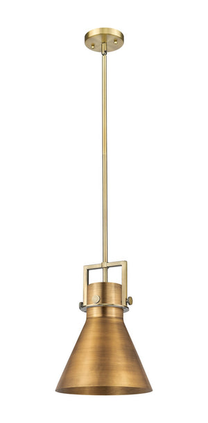 Innovations - 411-1SM-BB-M411-10BB - One Light Pendant - Downtown Urban - Brushed Brass