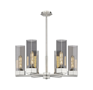 Innovations - 427-6CR-SN-G427-14SM - LED Chandelier - Downtown Urban - Satin Nickel