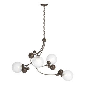 Hubbardton Forge - 136420-SKT-05-WF0639 - Four Light Pendant - Sprig - Bronze