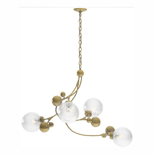 Hubbardton Forge - 136420-SKT-86-LL0639 - Four Light Pendant - Sprig - Modern Brass