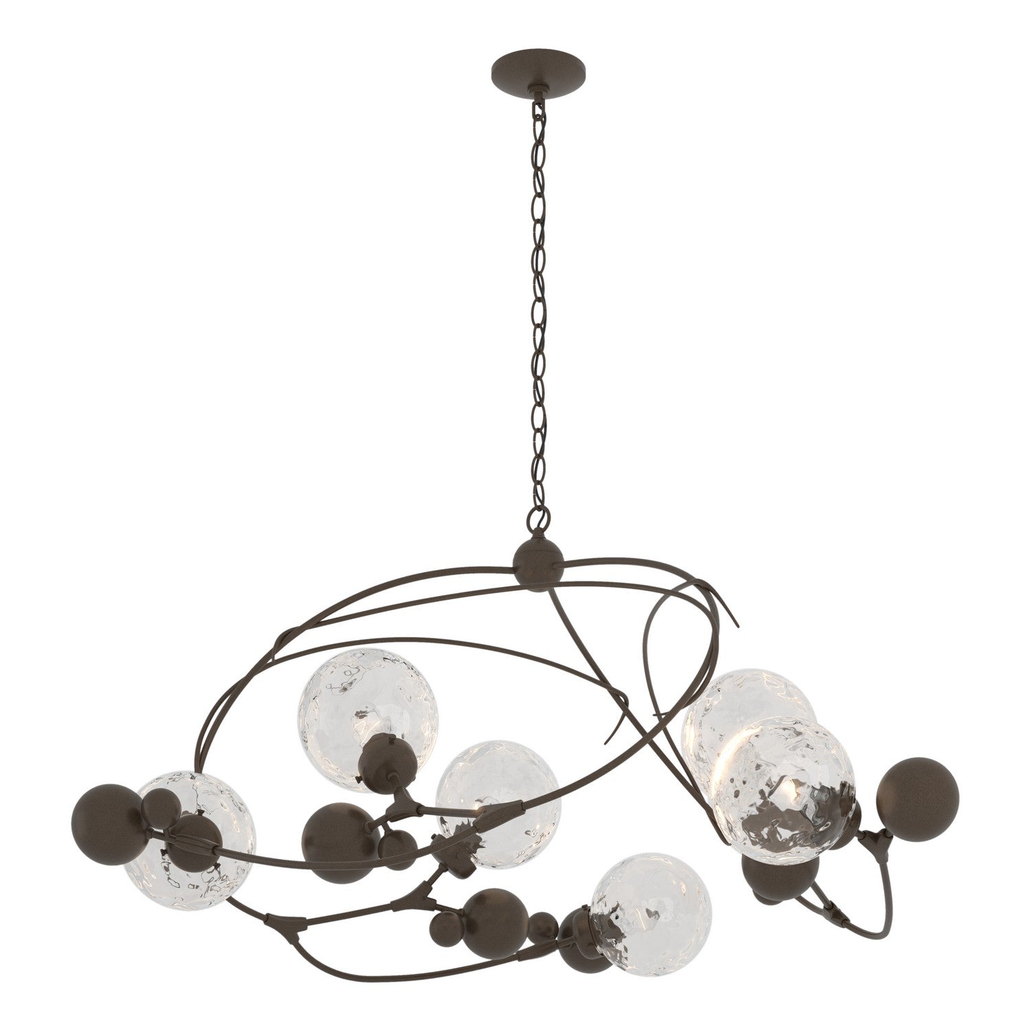 Hubbardton Forge - 136421-SKT-05-LL0639 - Sprig Circular Pendant - Sprig - Bronze