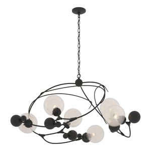 Hubbardton Forge - 136421-SKT-10-WF0639 - Six Light Pendant - Sprig - Black