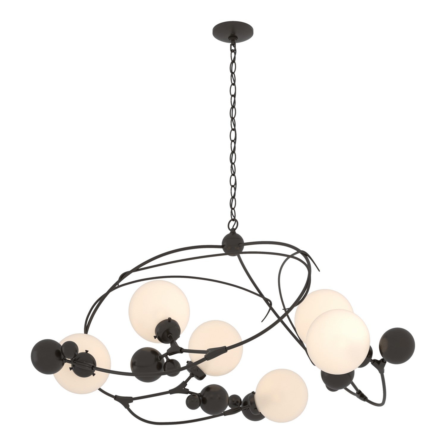 Hubbardton Forge - 136421-SKT-14-GG0639 - Sprig Circular Pendant - Sprig - Oil Rubbed Bronze