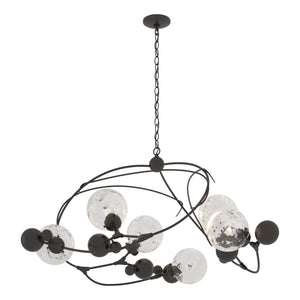 Hubbardton Forge - 136421-SKT-14-LL0639 - Six Light Pendant - Sprig - Oil Rubbed Bronze