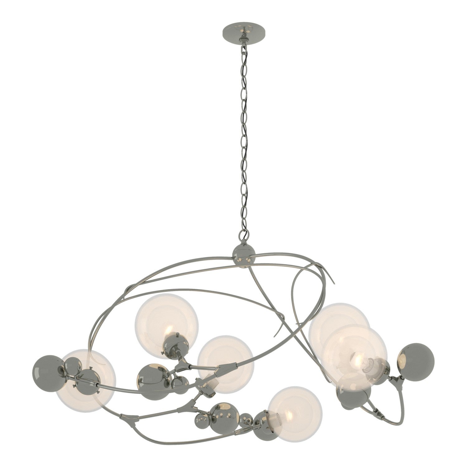 Hubbardton Forge - 136421-SKT-85-WF0639 - Sprig Circular Pendant - Sprig - Sterling