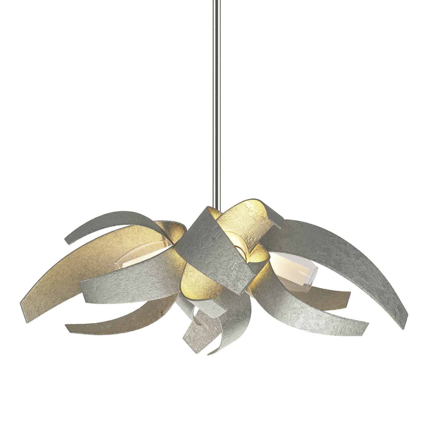 Hubbardton Forge - 136500-SKT-MULT-85-YE0352 - Four Light Pendant - Corona - Sterling