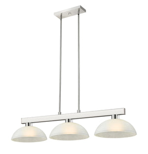 Z-Lite - 152BN-DWL14 - Three Light Billiard - Cobalt - Brushed Nickel