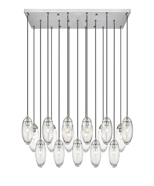 Z-Lite - 651P-17L-BN - 17 Light Linear Chandelier - Arden - Brushed Nickel