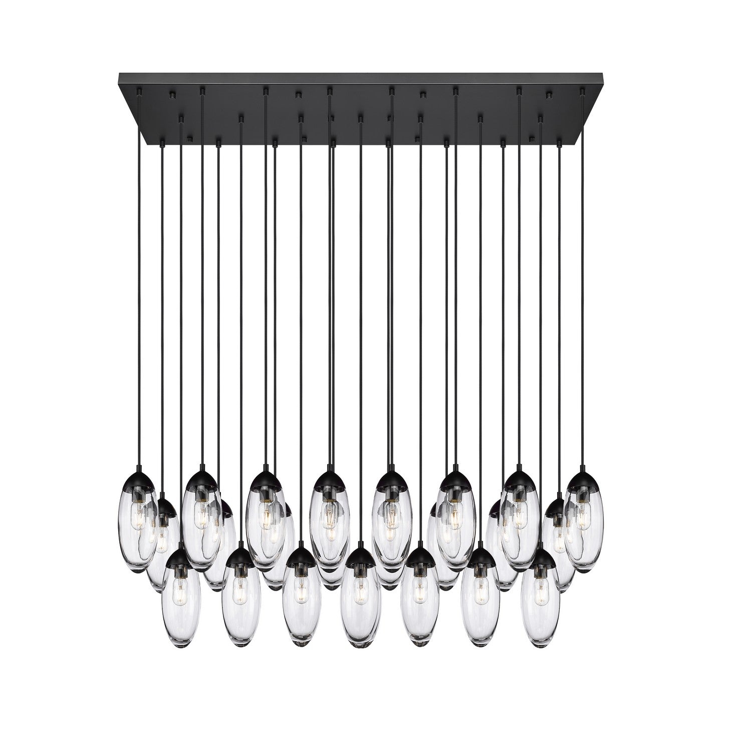 Z-Lite - 651P-23L-MB - 23 Light Linear Chandelier - Arden - Matte Black