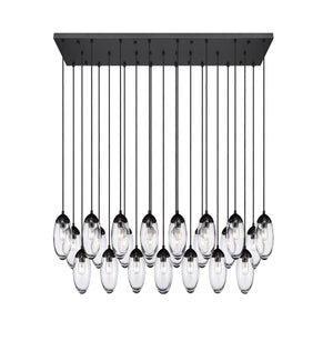 Z-Lite - 651P-23L-MB - 23 Light Linear Chandelier - Arden - Matte Black