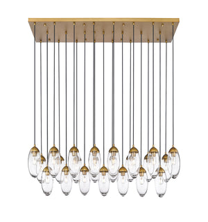 Z-Lite - 651P-23L-RB - 23 Light Linear Chandelier - Arden - Rubbed Brass