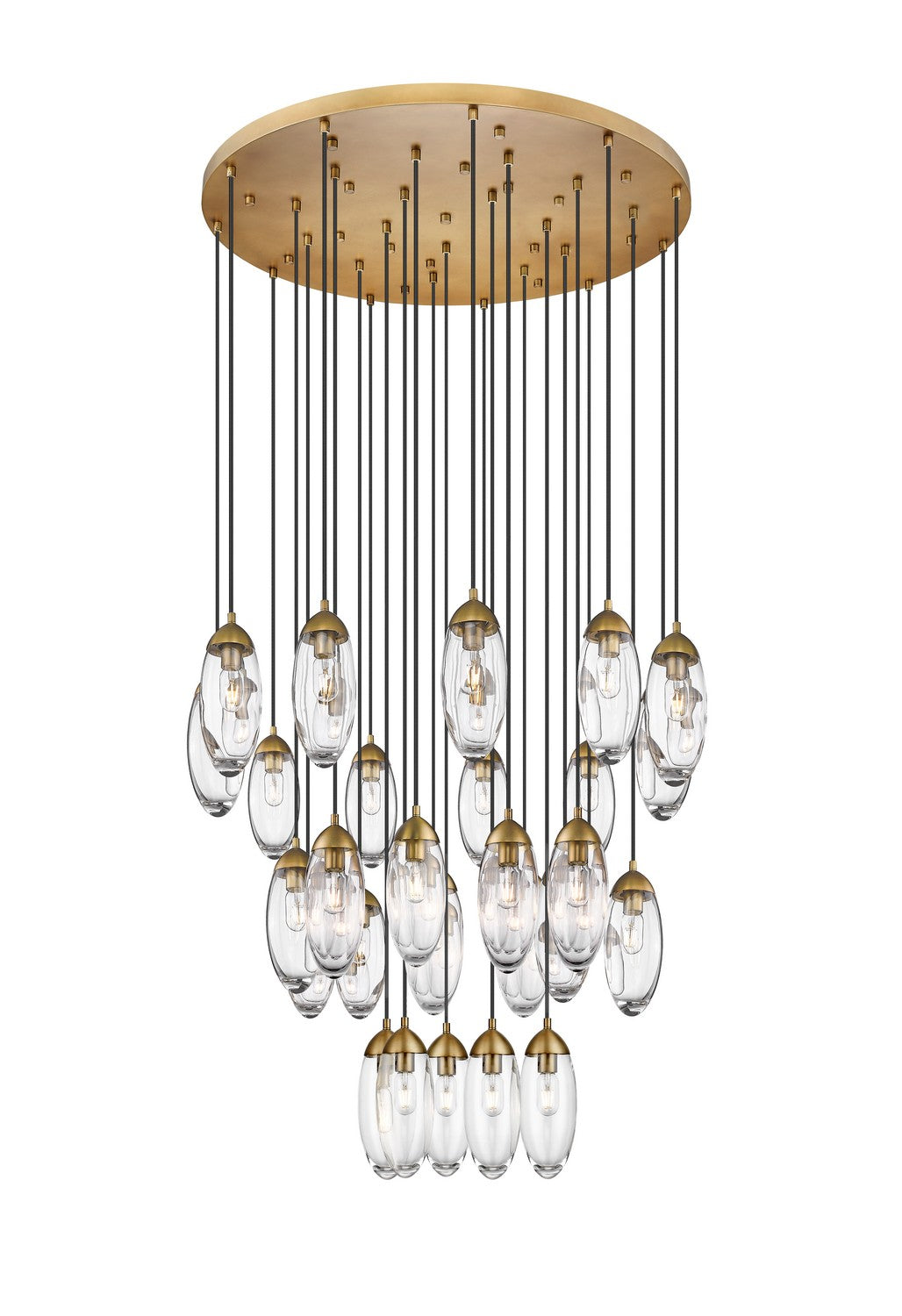 Z-Lite - 651P-27R-RB - 27 Light Chandelier - Arden - Rubbed Brass