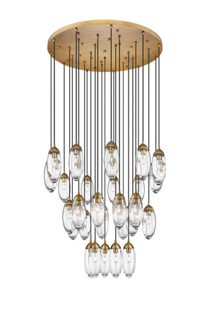 Z-Lite - 651P-27R-RB - 27 Light Chandelier - Arden - Rubbed Brass