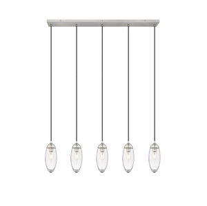 Z-Lite - 651P-5L-BN - Five Light Linear Chandelier - Arden - Brushed Nickel