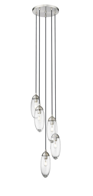 Z-Lite - 651P-5R-BN - Five Light Chandelier - Arden - Brushed Nickel