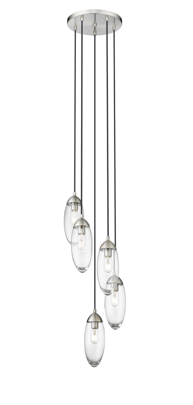 Z-Lite - 651P-5R-BN - Five Light Chandelier - Arden - Brushed Nickel