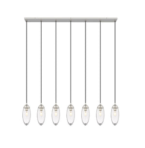 Z-Lite - 651P-7L-BN - Seven Light Linear Chandelier - Arden - Brushed Nickel