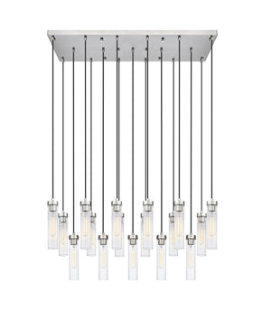 Z-Lite - 740P-17L-BN - 17 Light Linear Chandelier - Beau - Brushed Nickel