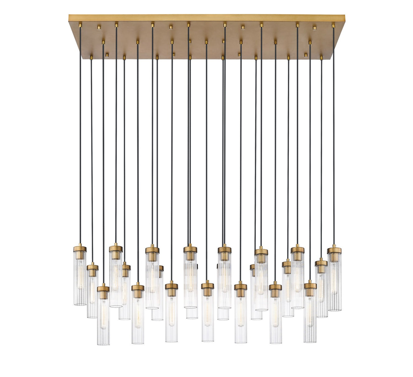 Z-Lite - 740P-23L-RB - 23 Light Linear Chandelier - Beau - Rubbed Brass